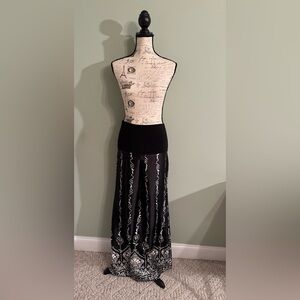 Topia Women’s Size Small Polyester Satin Palazzo Pants